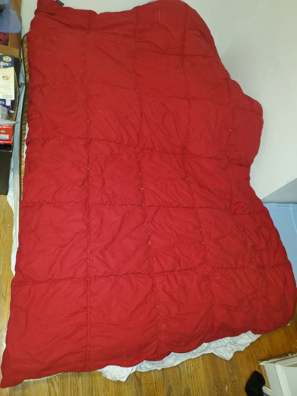 Ralph Lauren down comforter twin XL Red+pink Sheet, Mattress Cover+2 Pillowcase